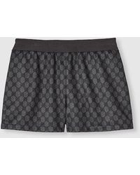 Gucci - Shorts Aus Technischem Jersey Mit Print, Größe - Lyst