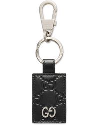 Gucci Signature Key Ring - Black