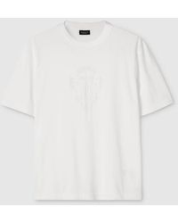 Gucci - Cotton Jersey T-Shirt With Devoré Detail - Lyst