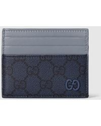Gucci - Dusty Trim Gg Card Case - Lyst