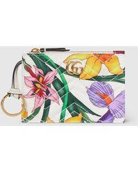 Gucci - Gg Marmont Zip Key Pouch - Lyst