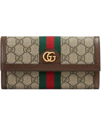 Gucci Ophidia GG Continental Wallet - Bruin