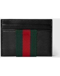Gucci - Web Trademark Kartenetui - Lyst
