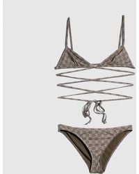Gucci - Printed Stretch Jersey Bikini - Lyst