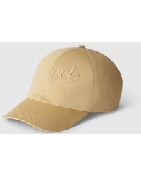 Gucci - Cotton Baseball Hat With Embroidery - Lyst