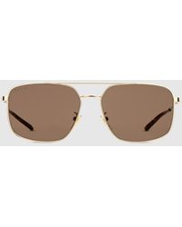 Gucci - Specialized Fit Navigator Sunglasses - Lyst