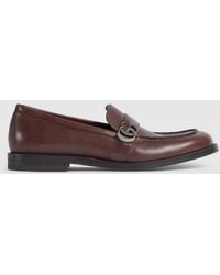 Gucci - Loafer With Double G, Leather - Lyst