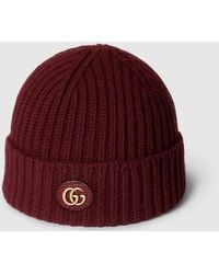 Gucci - Wool Cashmere Hat With Double G - Lyst