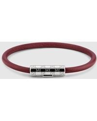 Gucci - Pulsera Con Detalle De Gg, Talla - Lyst