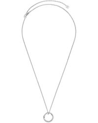 Gucci Collier Ouroboros en or blanc et diamant - Multicolore