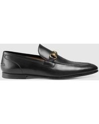 Gucci - Jordaan Leather Loafer - Lyst