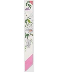 Gucci - Printed Silk Twill Ribbon - Lyst