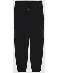 Gucci - Cotton Jersey Jogging Trouser With Web - Lyst