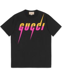 Gucci - Blade Brand-print Cotton-jersey T-shirt - Lyst