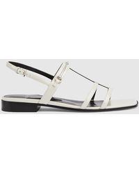 Gucci - Slim Horsebit Flat Sandal - Lyst