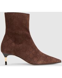 Gucci - Bombshell Bootie, Suede - Lyst
