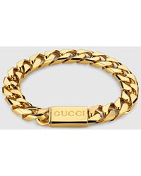 Gucci - Chain Bracelet With Script Tag - Lyst
