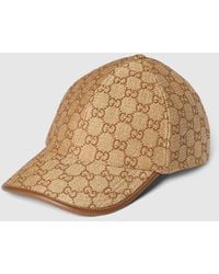 Gucci - Gorra De Béisbol De Paja Con Gg, Talla - Lyst