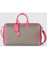 Gucci - Bolsa De Viaje Con Gg Mediana - Lyst