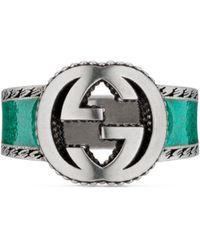 Gucci Ring mit gg - Mehrfarbig