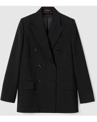 Gucci - Double-Breasted Wool Jacket - Lyst