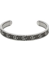 Gucci Bracelet With Double G - Metallic