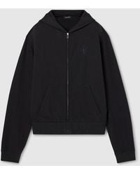 Gucci - Cashmere Blend Zip Jacket With Print - Lyst