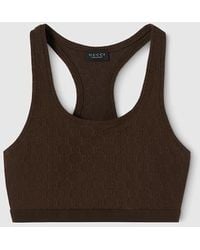 Gucci - Gg Jersey Jacquard Top - Lyst