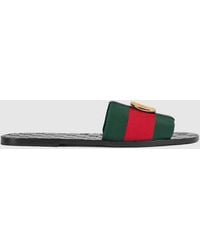 Gucci - Riviera Slide Sandal - Lyst