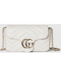 Gucci - Minibolso De Hombro Gg Marmont - Lyst