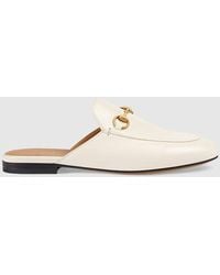 Gucci - Princetown Leather Backless Loafer - Lyst