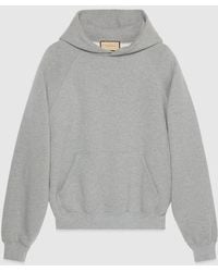 Gucci - Cotton Hooded Sweatshirt With Print - Lyst