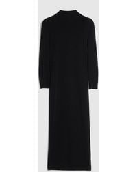 Gucci - Fine Rib Knit Wool Dress With Horsebit - Lyst