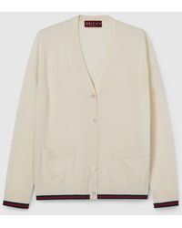 Gucci - Extra Fine Cashmere Silk Cardigan - Lyst