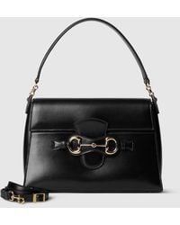 Gucci - Horsebit Duomo Medium Top Handle Bag, Leather - Lyst