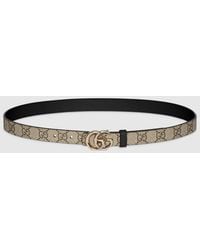 Gucci - Canvas Reversible Belt - Lyst