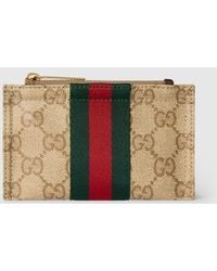 Gucci - Mini Pouch With Web, Gg Canvas - Lyst