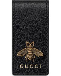 Gucci Portemonnaie mit Geldscheinklammer - Schwarz