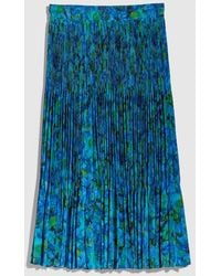 Gucci - Printed Silk Crêpe De Chine Midi Skirt, Size 46 It, Ready-To-Wear - Lyst