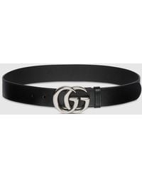 Gucci - Cinturón GG Marmont - Lyst
