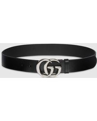 Gucci - Gg Marmont Belt, Size 75, Leather - Lyst