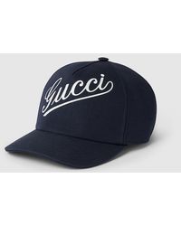 Gucci - Baseball Hat With Script - Lyst