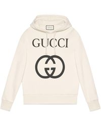 Gucci - Hooded Sweatshirt With Interlocking G - Lyst