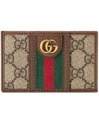 Gucci Tarjetero Ophidia con GG - Neutro