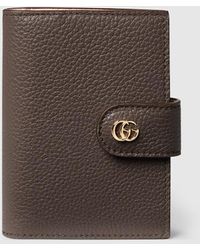 Gucci - Bi-Color Gg Marmont Card Case - Lyst