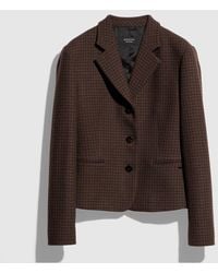 Gucci - Gingham Wool Jacket With Tag - Lyst