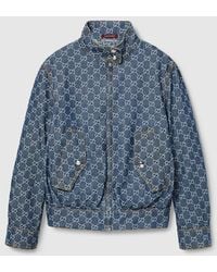 Gucci - Veste En Jacquard De Denim À Motif Gg, Taille - Lyst