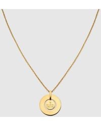 Gucci - Trademark Pendant Necklace - Lyst