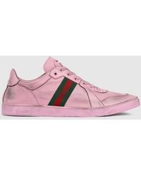 Gucci - Stretch Low-Top Trainer, Uk - Lyst