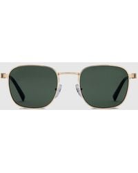 Gucci - Round Frame Sunglasses - Lyst
